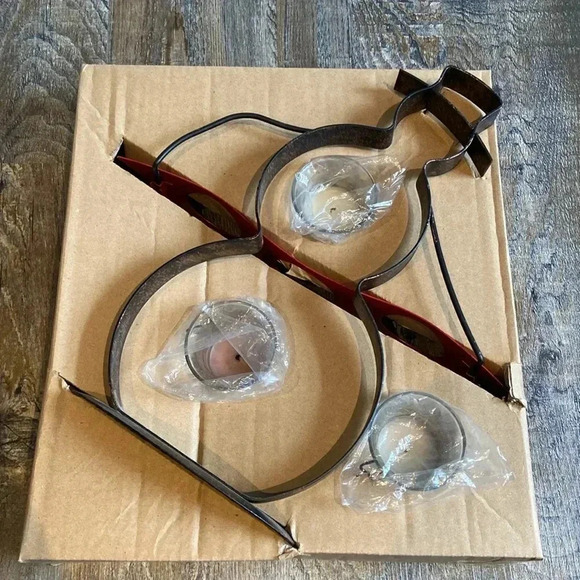 Partylite  | Rustic Snowman Votive Holder - Picture 3 of 4